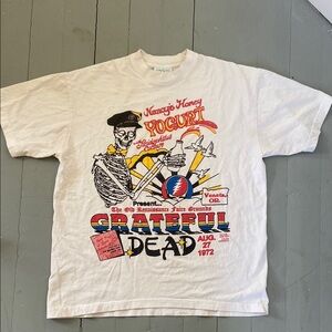 Online Ceramics Grateful Dead White Graphic T-Shirt